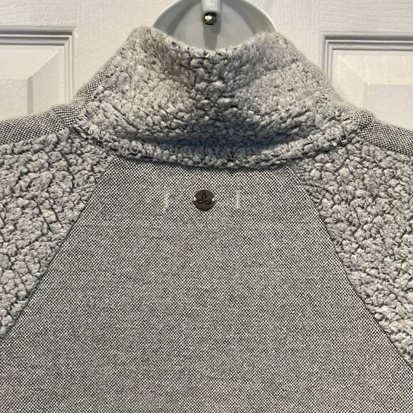Prana Light‎ Grey Wool Blend Pullover Sweatshirt Size M - Picture 8 of 14